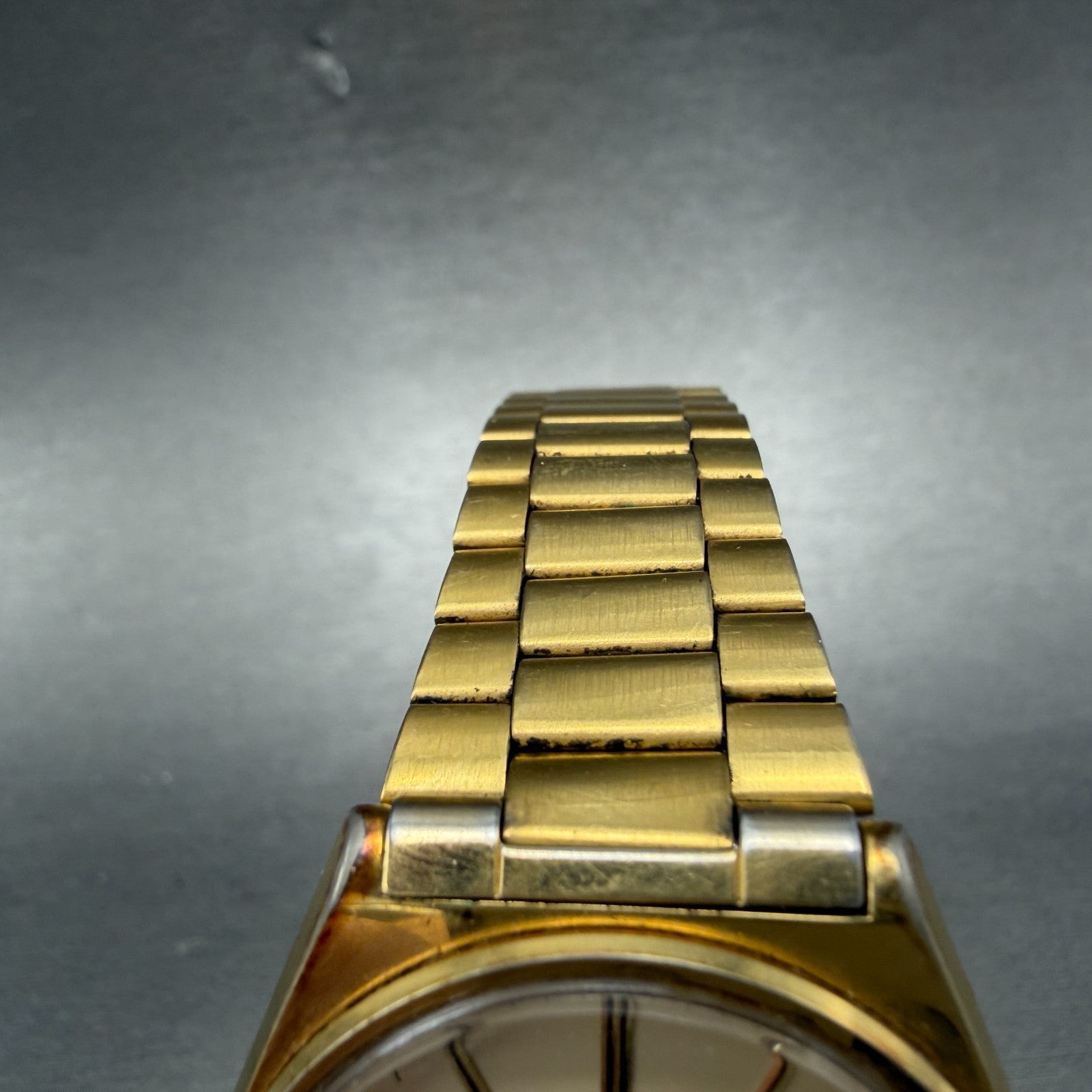 Seiko SQ Watch Men 35mm Cream Dial Gold Tone Daydate 8123-7239 New Battery4