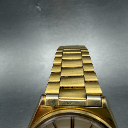 Seiko SQ Watch Men 35mm Cream Dial Gold Tone Daydate 8123-7239 New Battery4