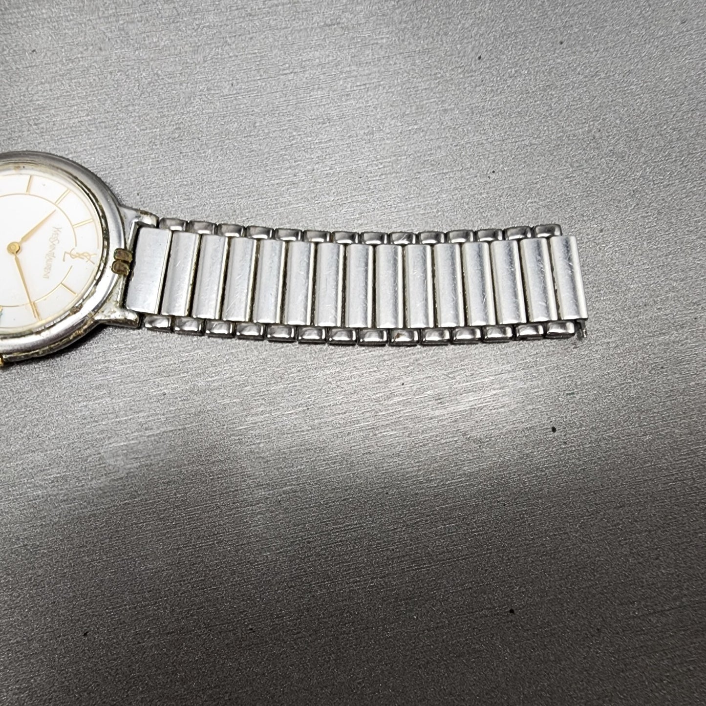 Yves Saint Laurent Watch Women 30mm White Dial Two Tone 2823268458 PARTS8