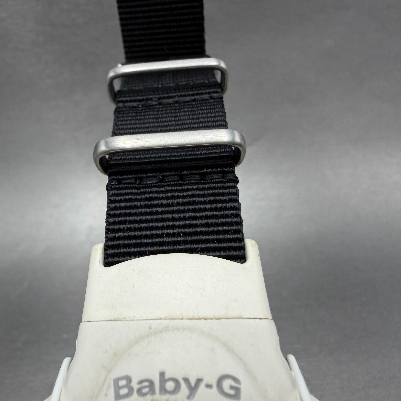 Casio Baby-G BG-097 Watch Women 40mm Digital White Alarm Chrono New Battery4