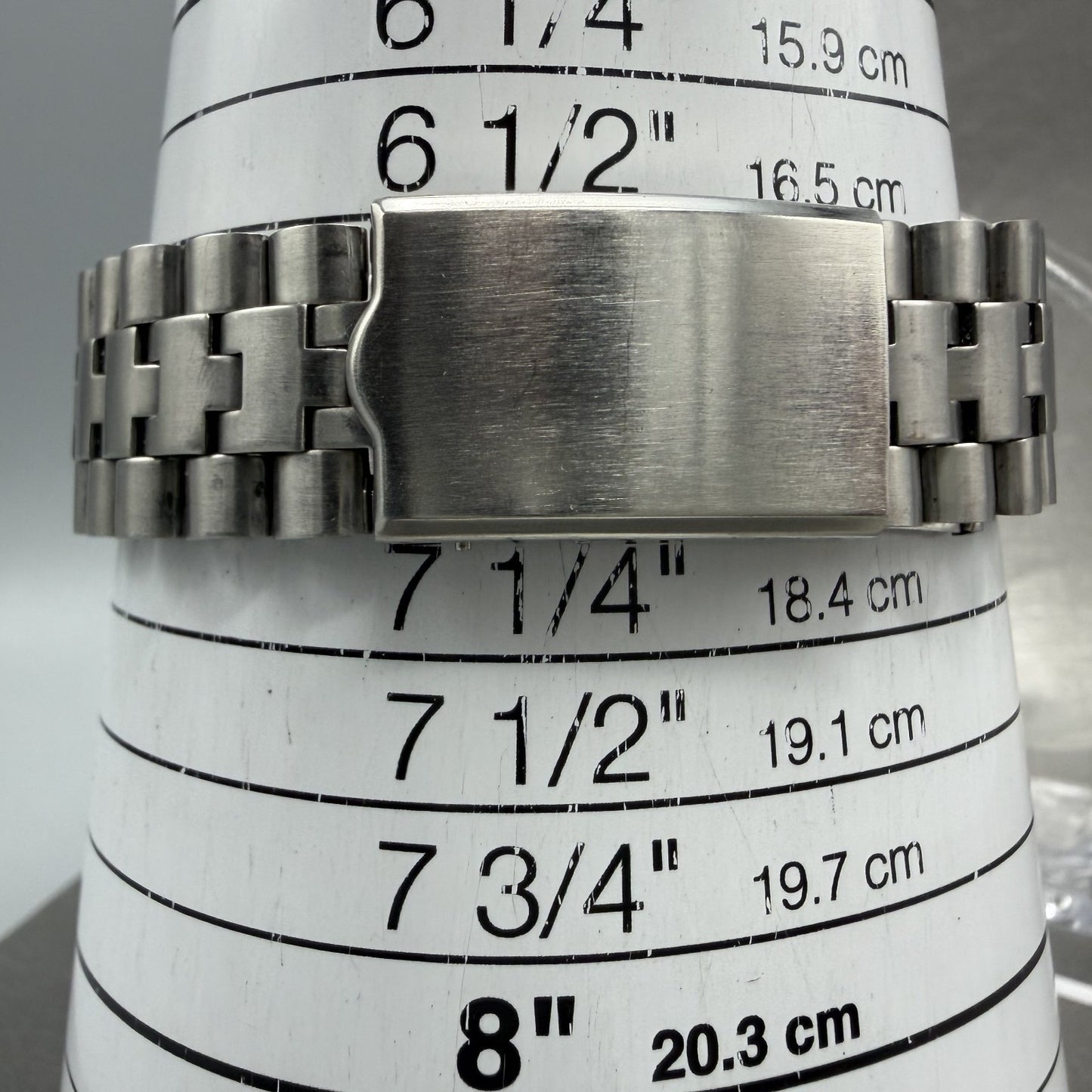 Seiko Railroad Approved Watch Men 33mm White Dial Silver Tone Daydate PARTS11