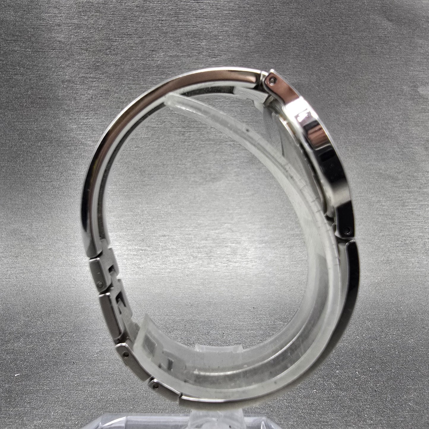 Movado Amorosa Watch Women 24m Black Dial Silver Tone 84 E4 1842 New Batt W/Box8