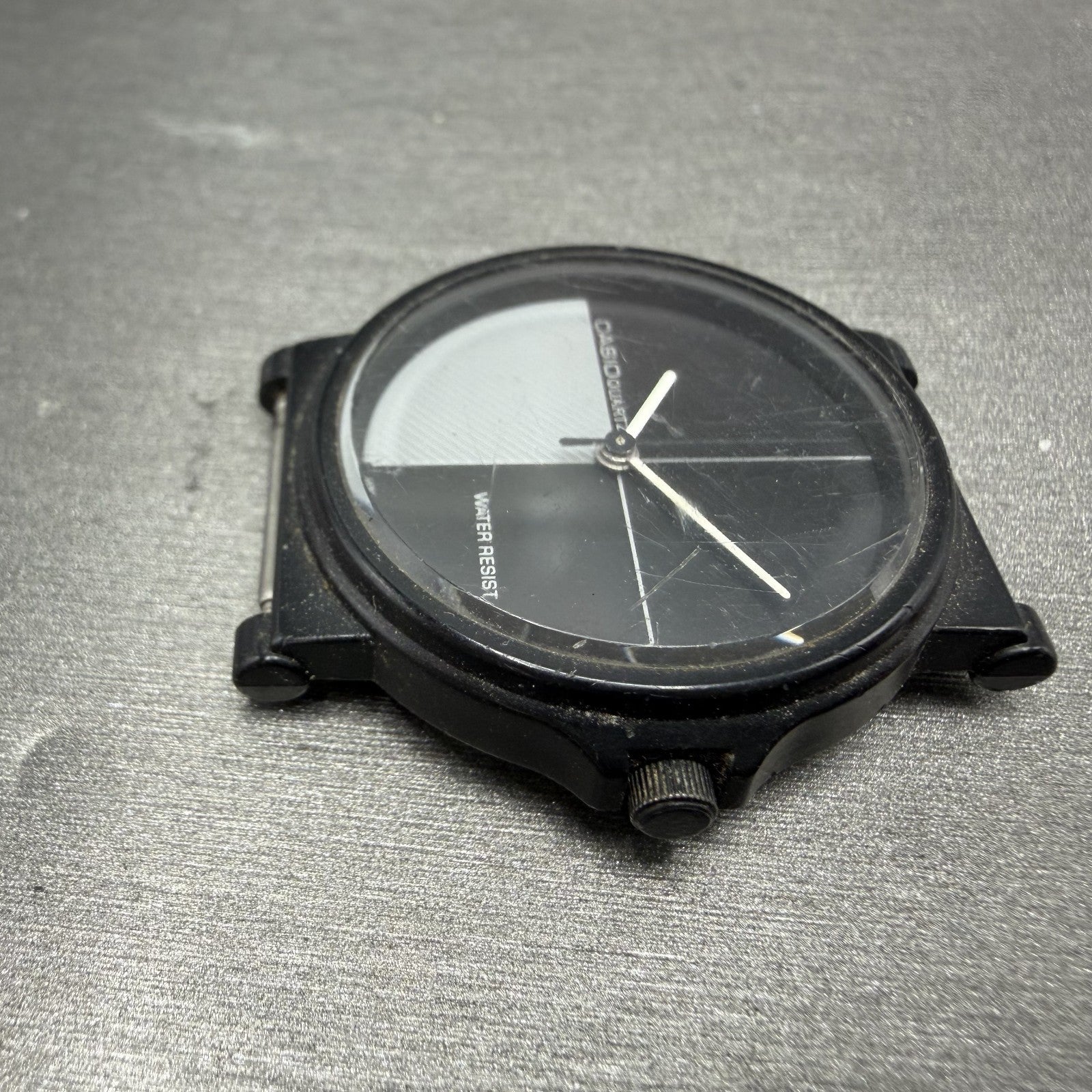 Casio Watch Unisex 32mm Black Dial Black Tone Round MQ-20WF New Battery5