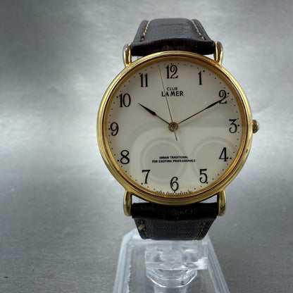 Citizen Club La Mer Watch Men 31mm White Dial Gold Tone Round 2830-265343 NewBat5