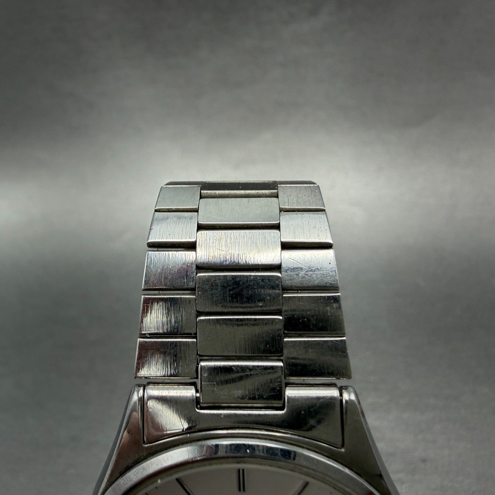 Seiko Chronos Watch Men 33mm White Dial Silver Tone Daydate 5H23-7D40 New Batt4