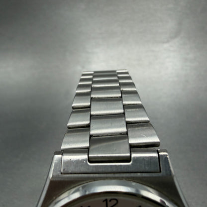 Seiko Spirit Watch Men 35mm Silver Dial Silver Tone Daydate 7N43-7180 NewBattery5