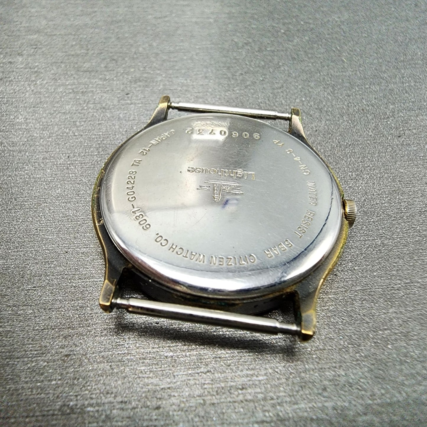 citizen Lighthouse Watch Men 31mm White Dial Gold Tone 6031G04223 PARTS11