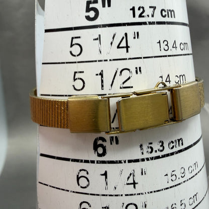 Seiko Watch Women 19mm White Dial Gold Tone Round V401-1819 New Battery Vintage10