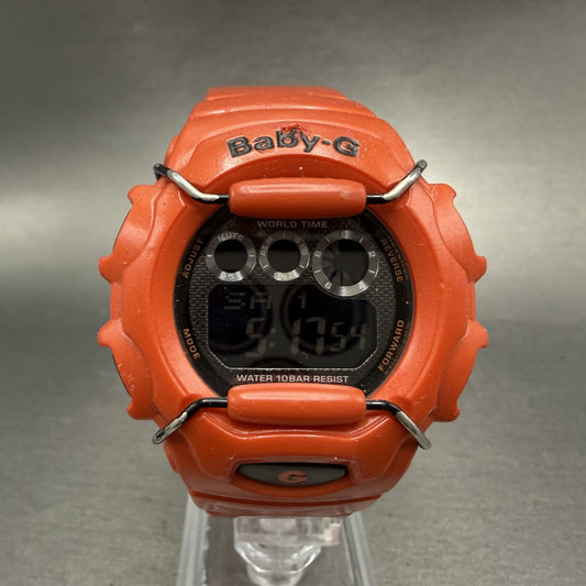 Casio Baby-G Watch Women 40mm Digital Red Tone Alarm Chrono BG-1006SA New Batt0