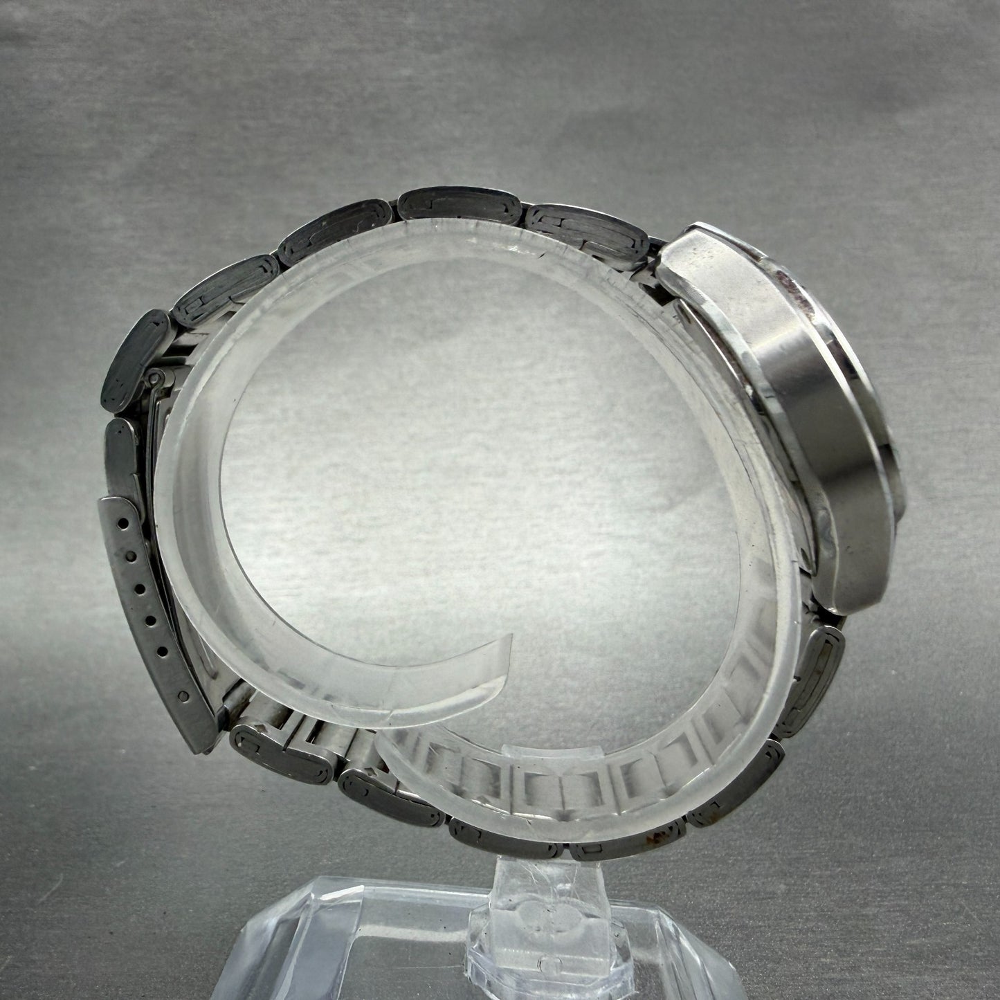 Philip Stein Watch Women 28mm Black Dial Silver Tone Small Seconds New Battery9