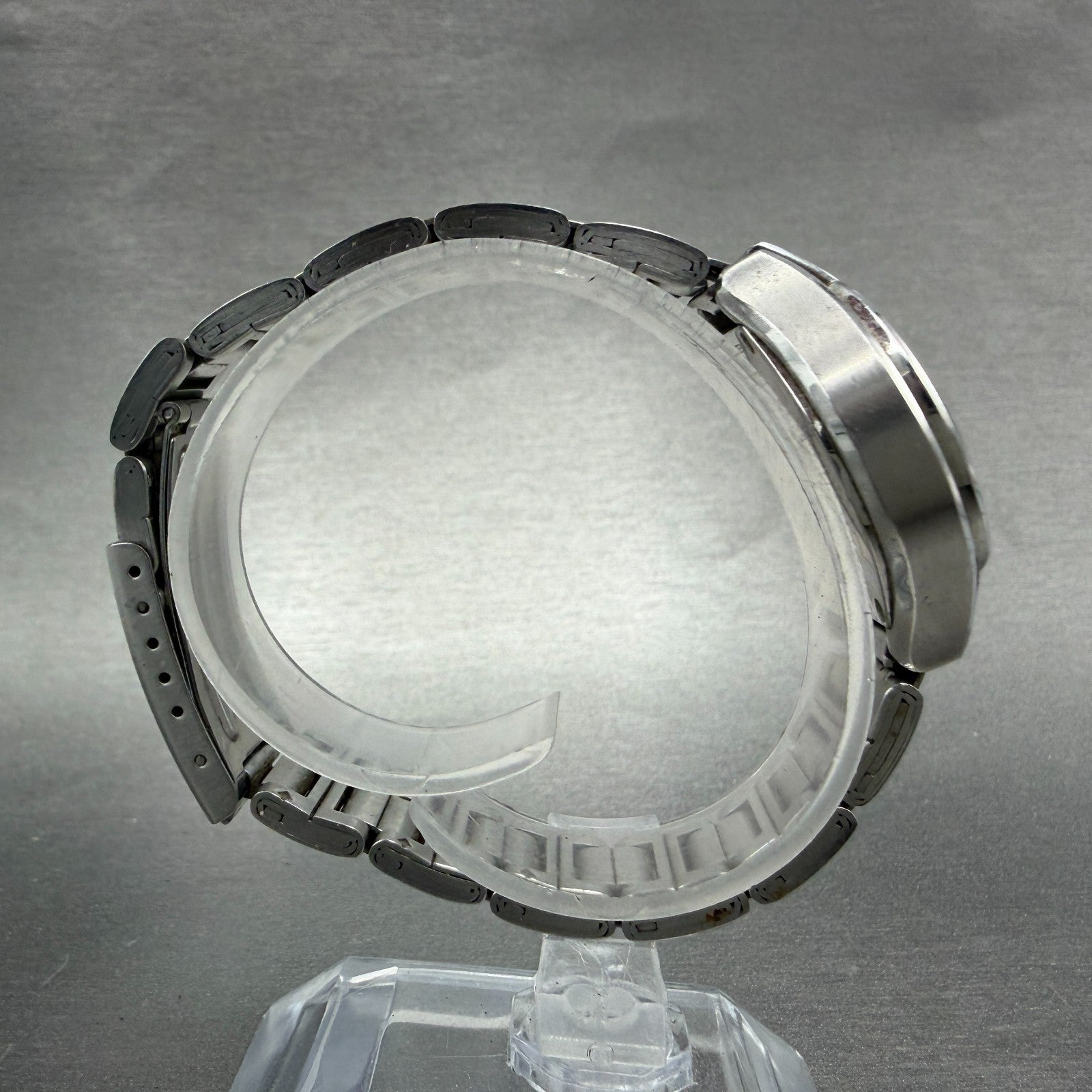 Philip Stein Watch Women 28mm Black Dial Silver Tone Small Seconds New Battery9