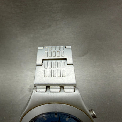 Swatch irony Beam in The Night Watch Unisex 37mm Blue Dial Silver READ!!! NewBat4
