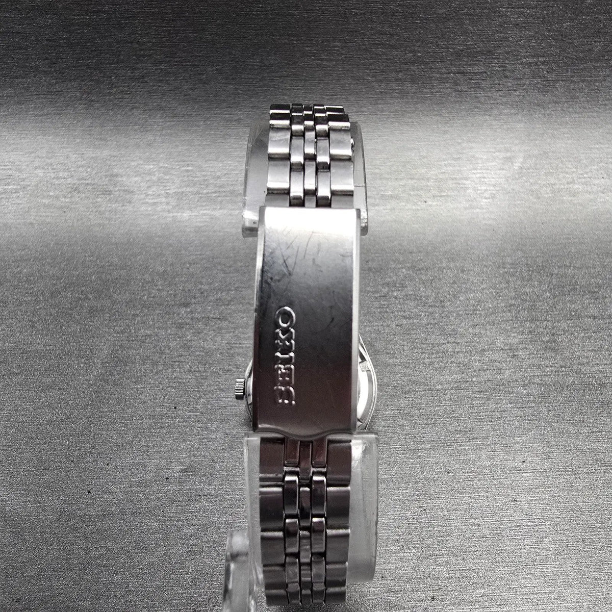 Seiko SQ Watch Women 24mm Silver Dial Silver Tone Daydate 4326-0019 New Battery7