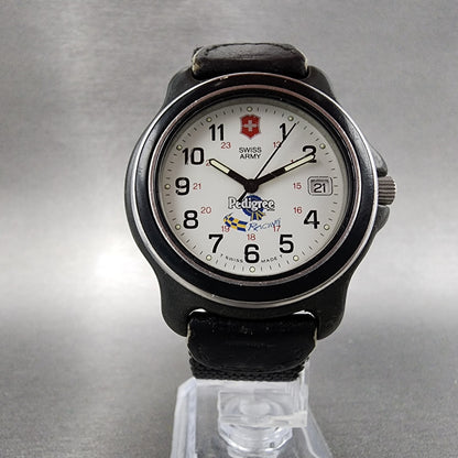 Victorinox Swiss Army Watch Men 39mm White Dial Black Tone Round New Battery5