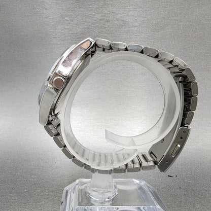 Casio Watch Men 37mm Blue Dial Silver Tone Daydate MTP1239DJ New Battery ABC1236