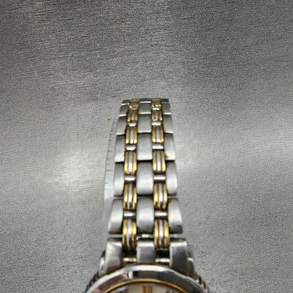 Seiko Watch Women 27mm MOP Dial Two Tone Date Round 7N820BR0 New Battery4