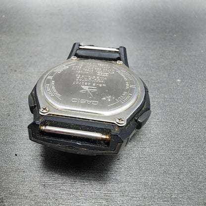 Casio Waveceptor WVA105H Watch Men 41mm Black Dial Silver Tone New Battery9