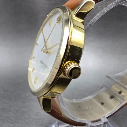 Kate Spade Metro watch Women 34mm Mop Dial Gold Round KSW1142 New Battery2
