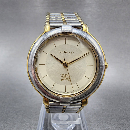Burberry Watch Men 32mm Champagne Dial Two Tone Round 4630-E60795 PARTS