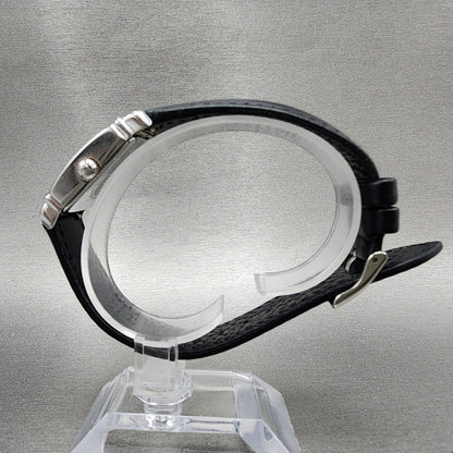 Emporio Armani Tank Watch Women 24mm Cream Dial Steel Rectangle AR0204 NewBat16