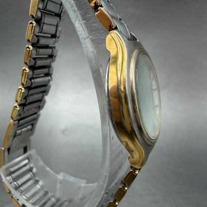 Seiko Alba Carib Watch Women 26mm White Dial Two Tone V701-2C40 New Battery6
