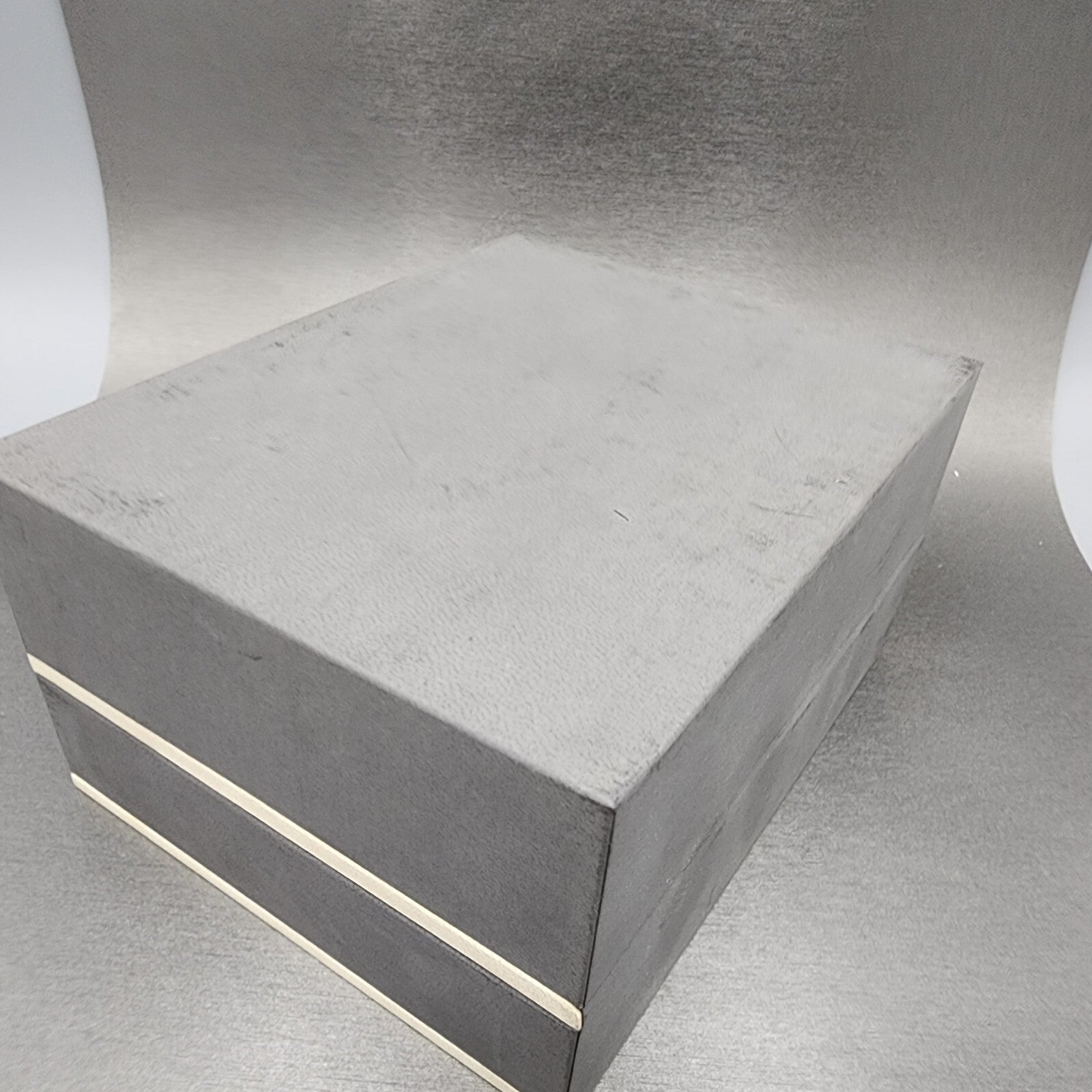 Louis Erard Watch Box Faux Leather Gray & Cream Manual & Warranty Card6
