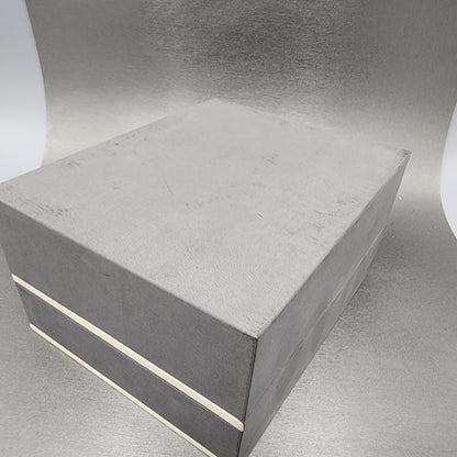 Louis Erard Watch Box Faux Leather Gray & Cream Manual & Warranty Card6