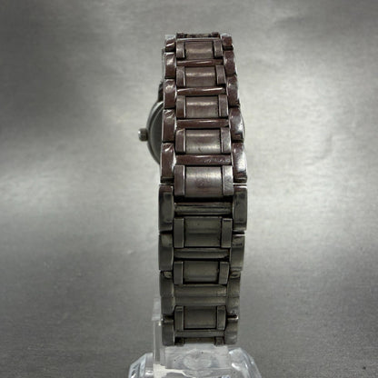 Bulova Watch Women 26mm MOP Dial Silver Tone Date Round 96R105 New Battery7
