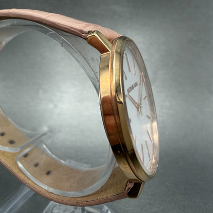 Michael Kors Pyper Watch Women 38mm White Dial Rose Gold Round MK-2775 New Batt4