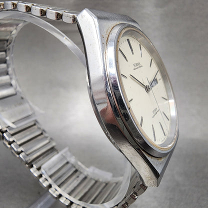 Citizen Forma Watch Men 35mm Cream Dial Steel Daydate Round 3800-451759 New Batt
