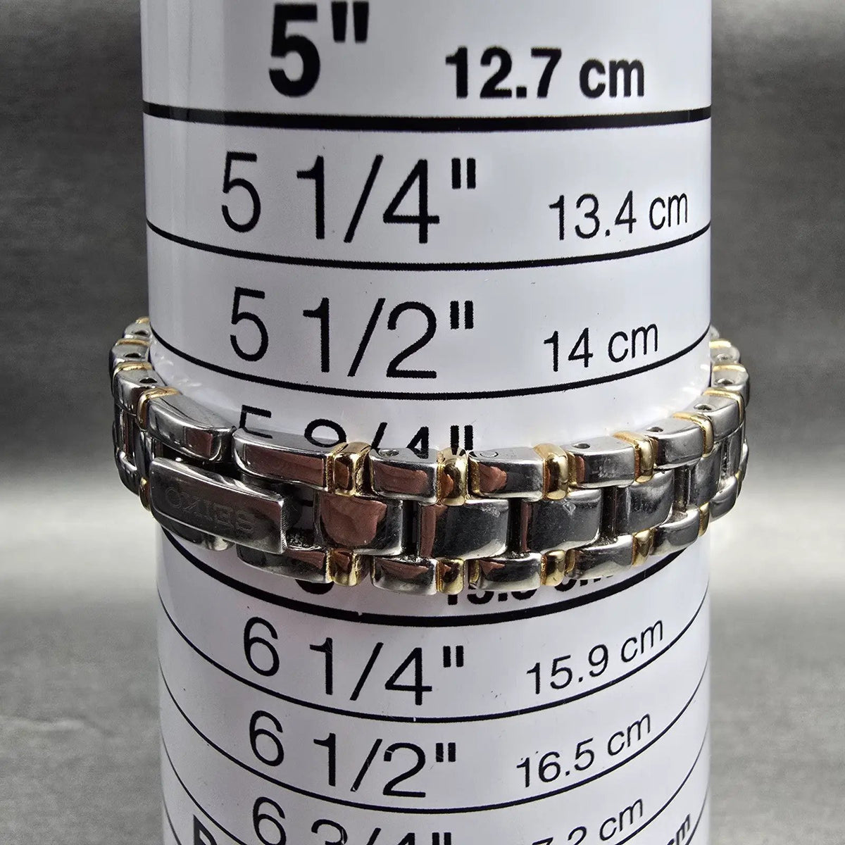 Seiko Watch Women 13mm White Dial Two Tone Rectangle V220-0AB0 New Battery9