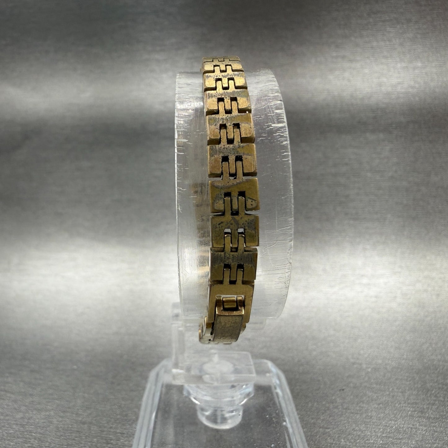 Seiko Watch Women 12mm Champagne Dial Gold Tone 1320-5029 New Battery Vintage 547