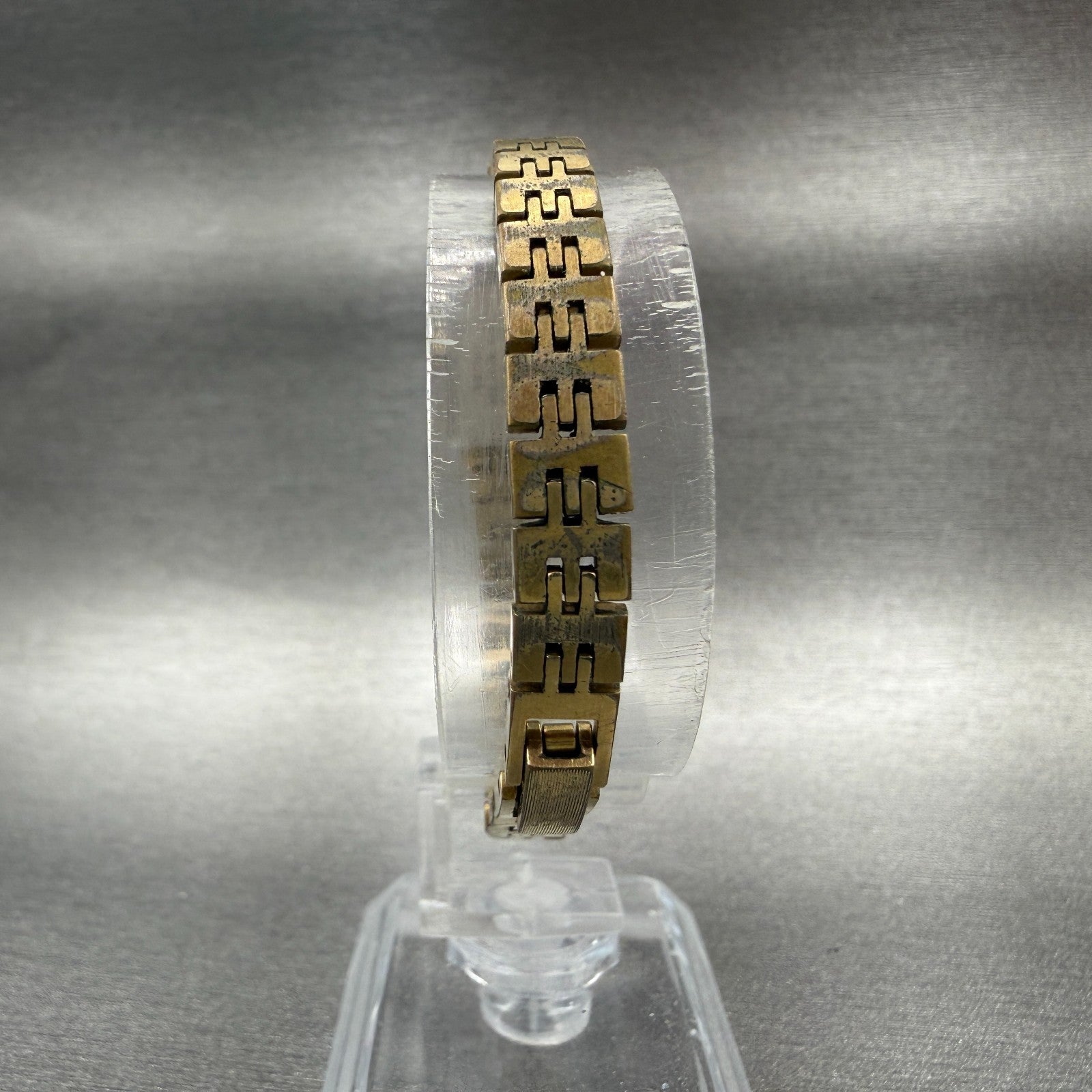 Seiko Watch Women 12mm Champagne Dial Gold Tone 1320-5029 New Battery Vintage 547