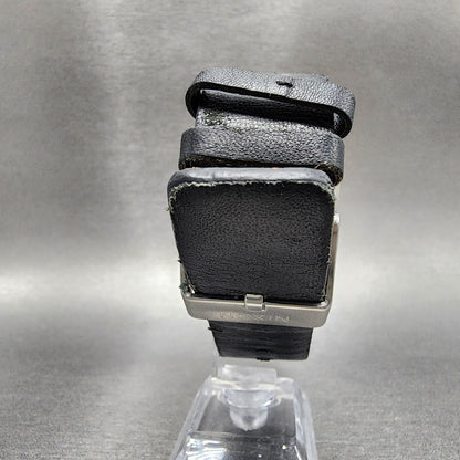 Nixon The Sentry Watch Men 42mm Black Dial Steel Daydate Round New Battery7