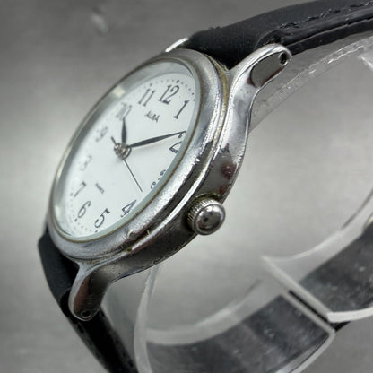 Seiko ALBA Watch Women 27mm White Dial Silver Tone Round V501-6K00 New Battery2