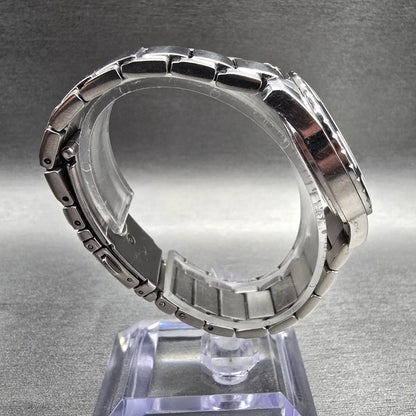 Bulova Watch Women 32mm MOP Dial Silver Tone Diamond Markers 96P144 New Battery8