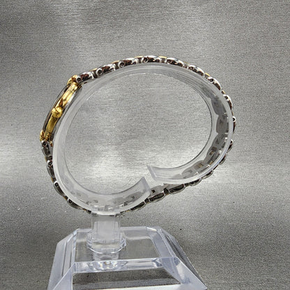 Rado Florence Watch Women 20mm White Dial Two Tone Round 153.3665.2 New Battery6