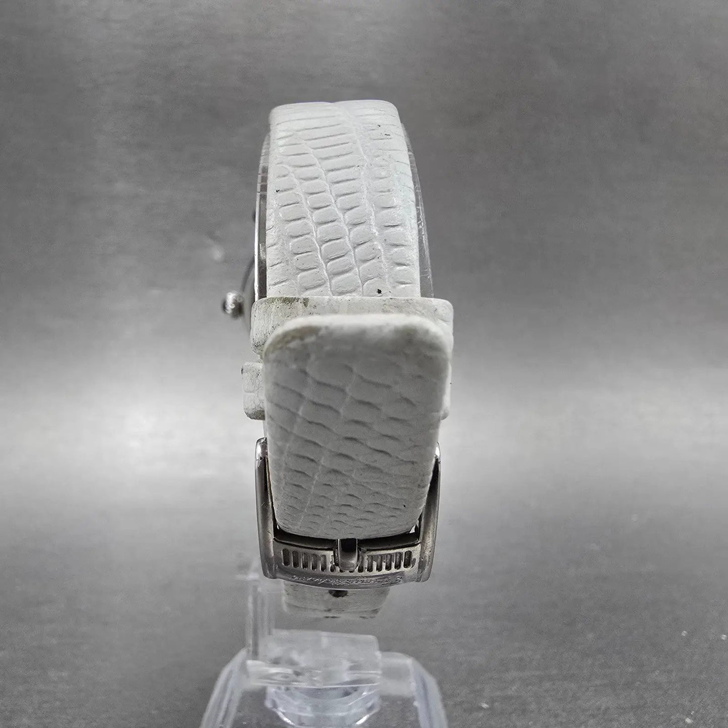 Tommy Bahama Watch Women 29mm White Dial  Steel Leather Round TB2079 New Battery7