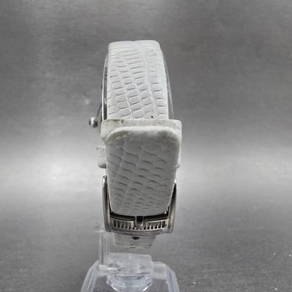 Tommy Bahama Watch Women 29mm White Dial  Steel Leather Round TB2079 New Battery7