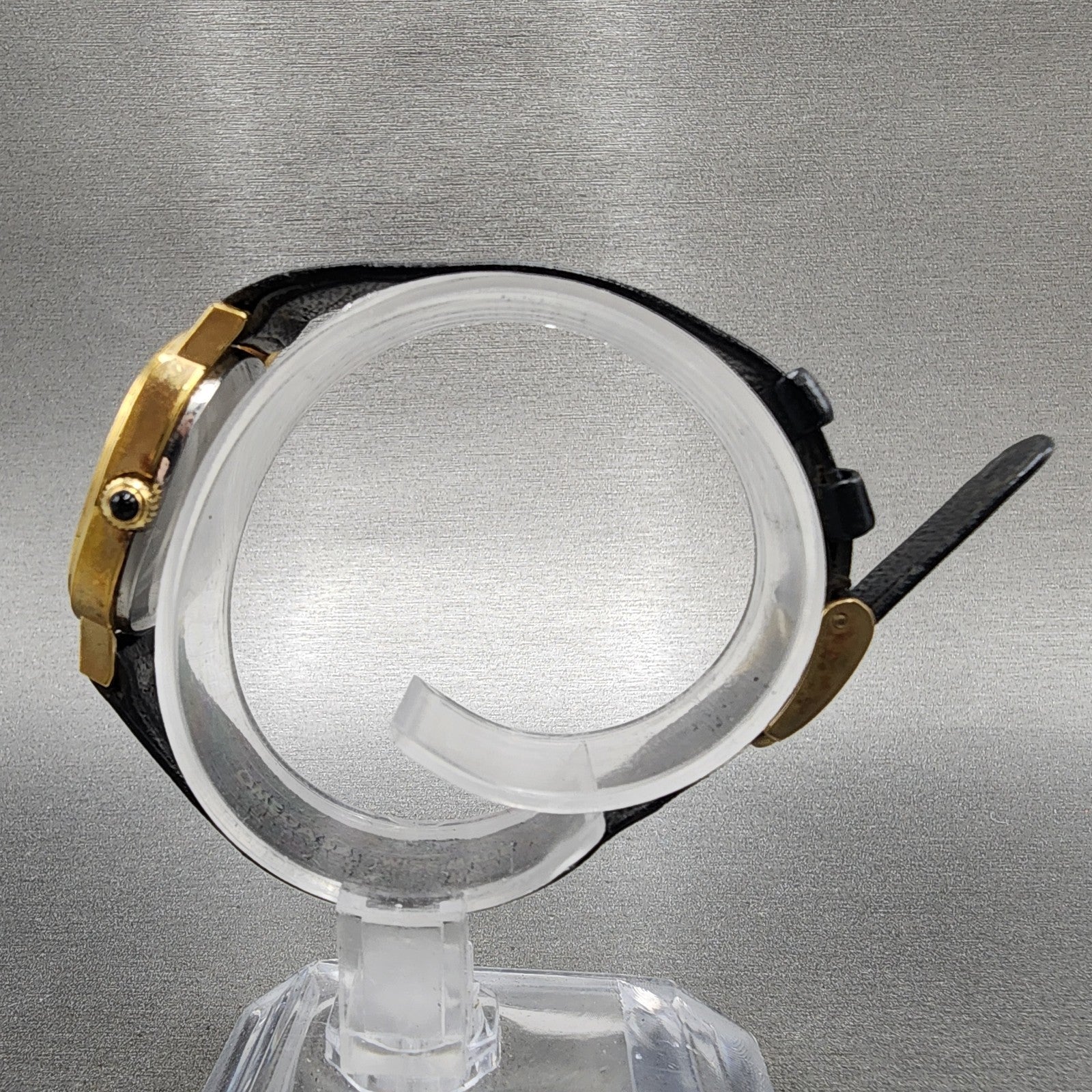 Omega De Ville Watch Women 23mm Gold Dial Gold Tone Manual Wind Runs VTG6