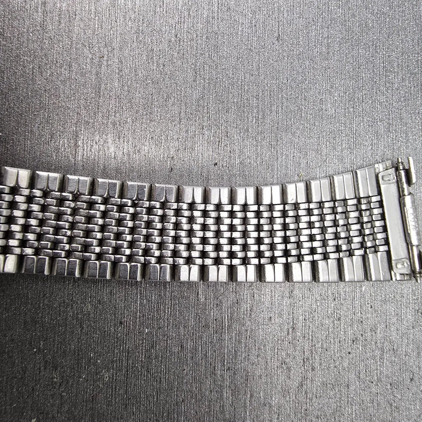 Seiko Bracelet 19mm Stainless Steel Silver Tone Vintage LA07A Japan READ!!!!!!!4