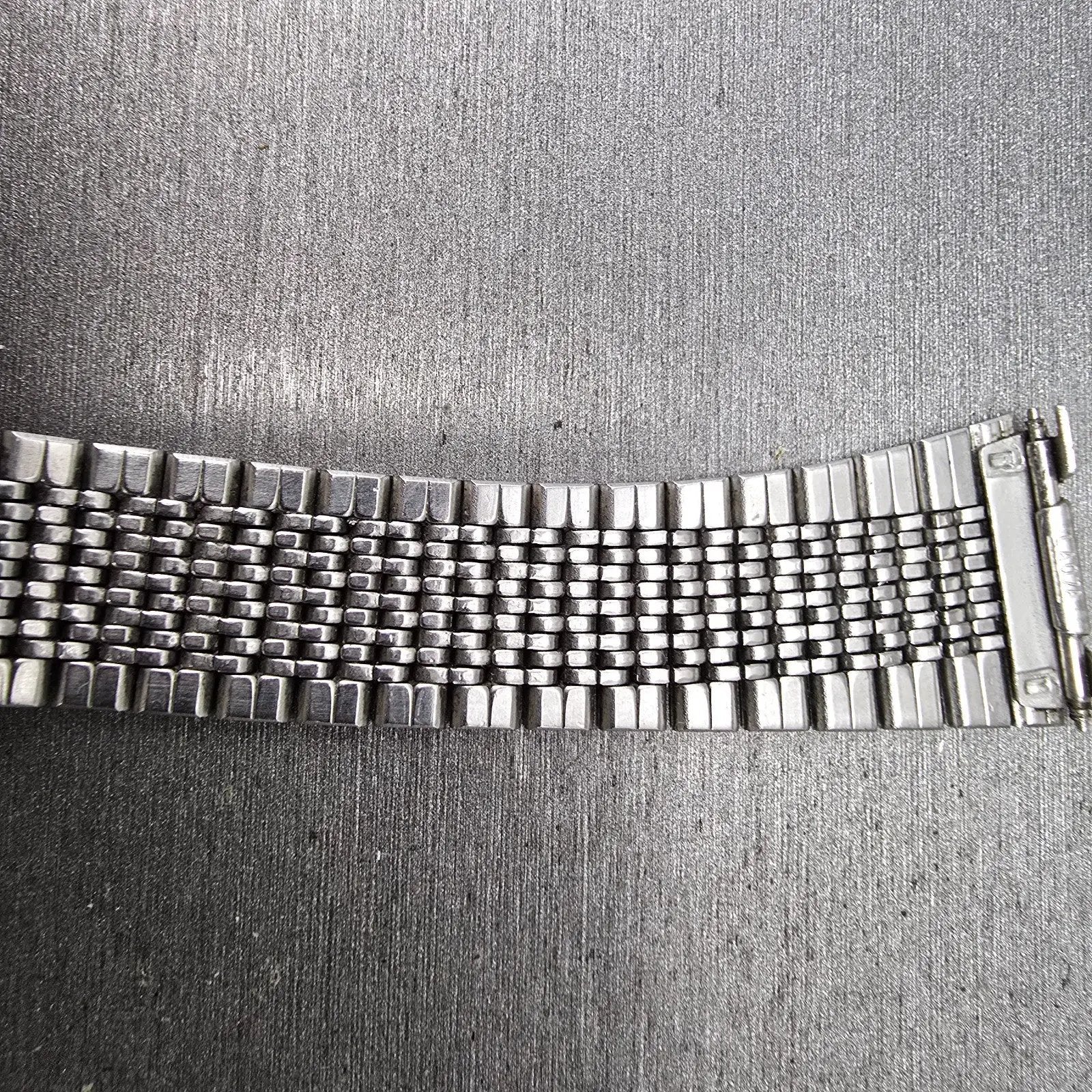 Seiko Bracelet 19mm Stainless Steel Silver Tone Vintage LA07A Japan READ!!!!!!!4
