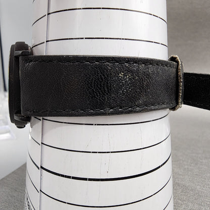 Seiko ALBA Watch Women 32mm White Dial Black Tone Round Y131-6040 New Battery