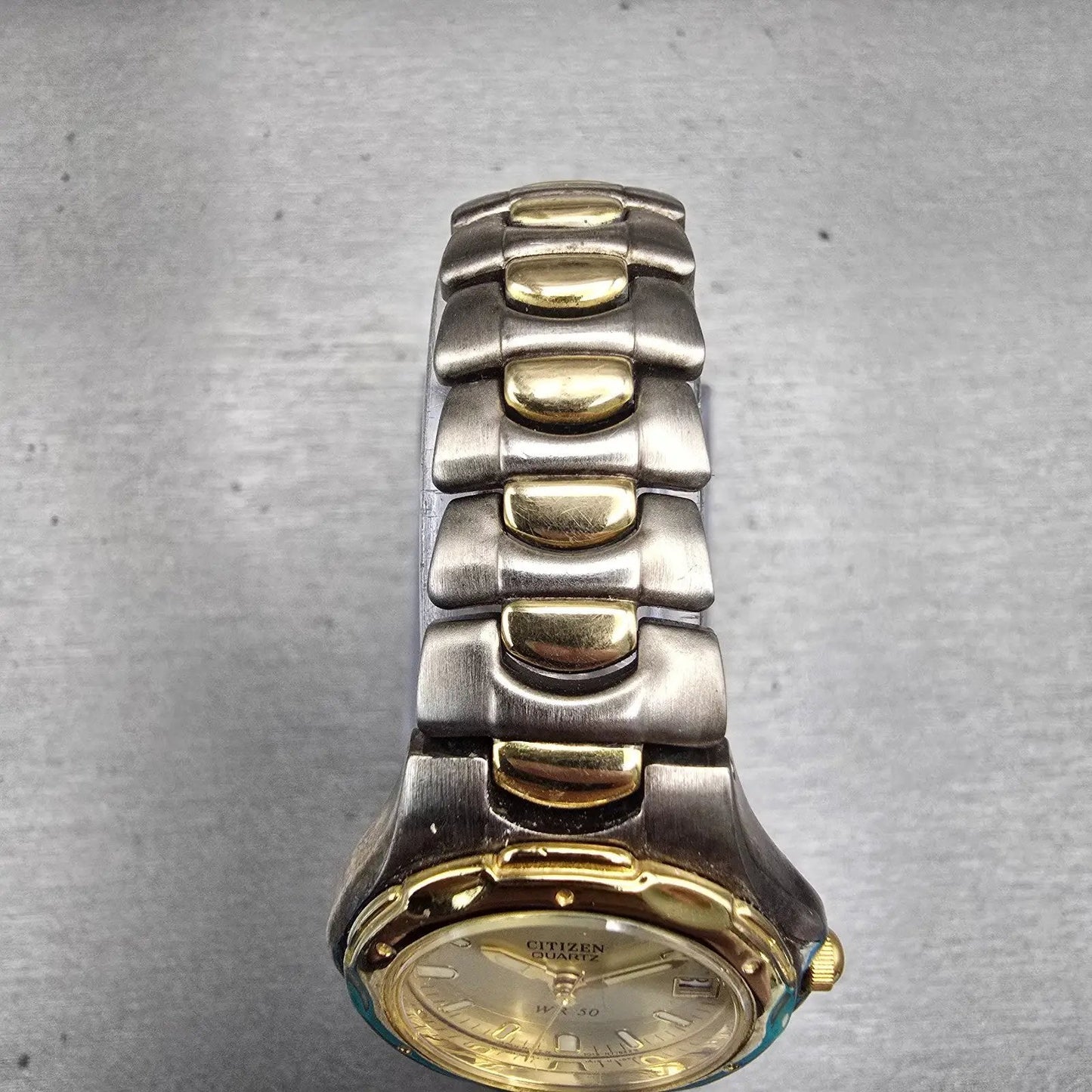 Citizen Watch Women 26mm Champagne Dial Two Tone Date 1012-S66318 New Battery4