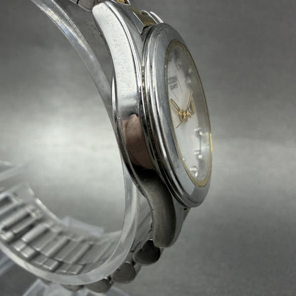 Citizen Watch Women 26mm MOP Dial Two Tone Date Round 1012S075670 New Battery3