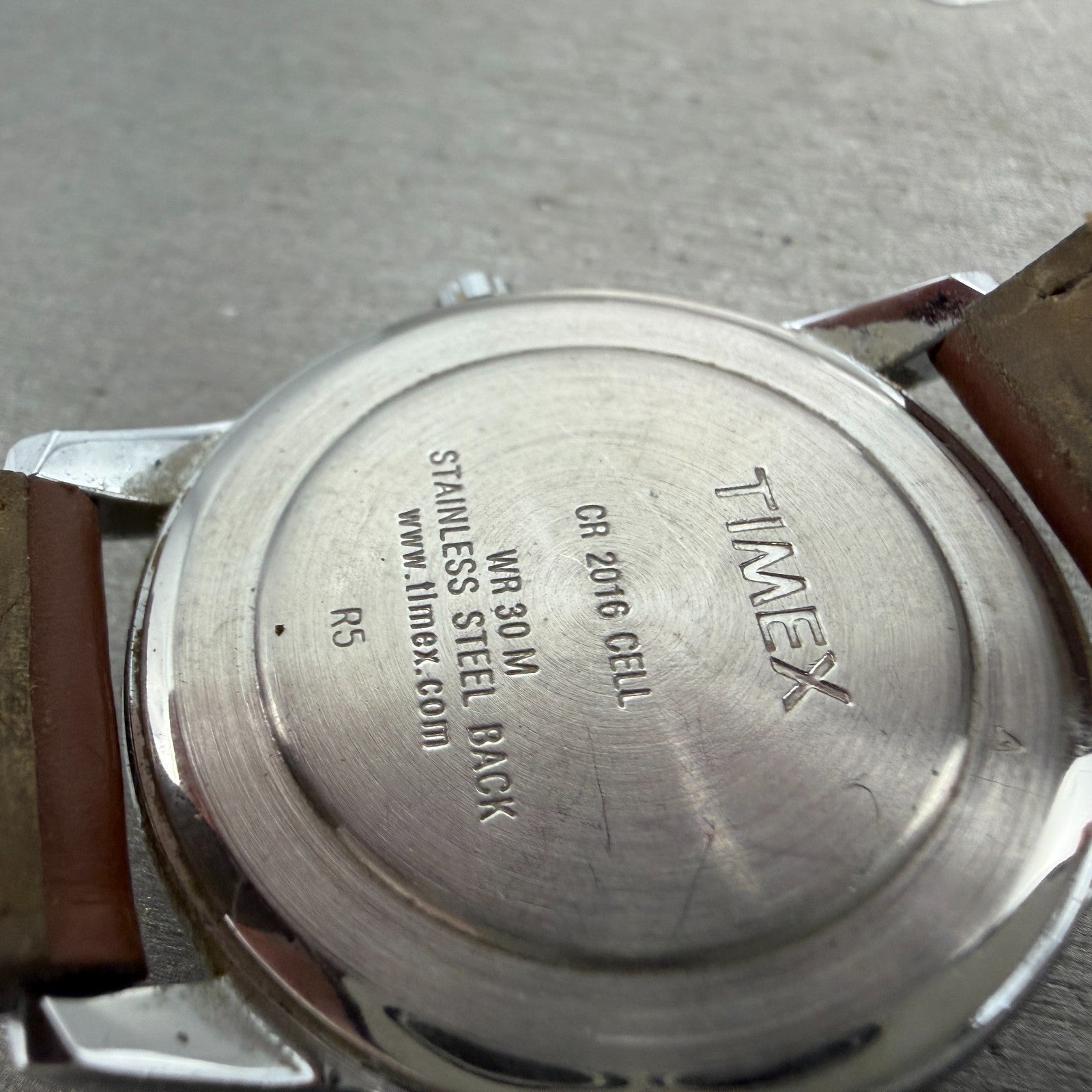 Timex Easy Reader Watch Men 35mm Cream Dial Two Tone Date Round New Battery9