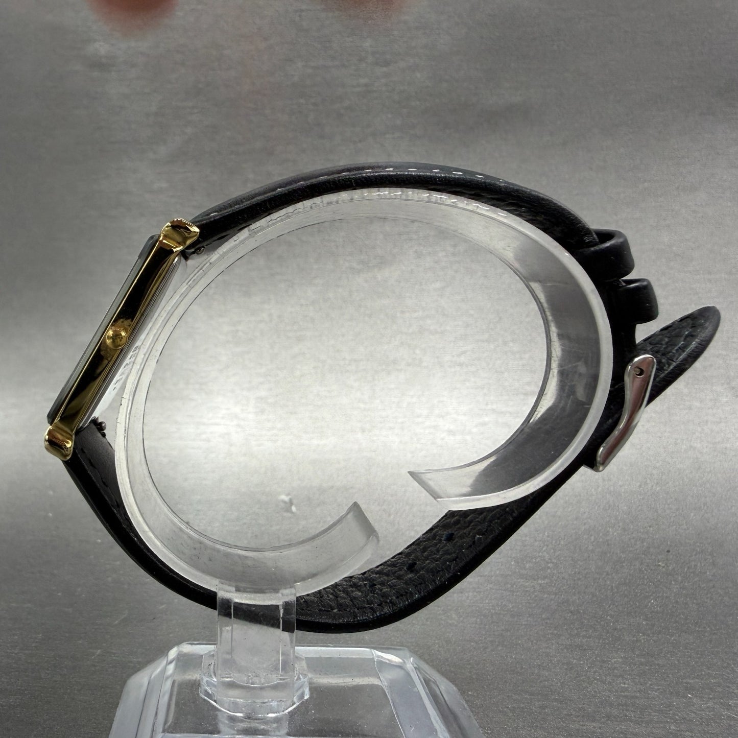 Citizen Elegance Tank Watch Men 23mm Black Dial Gold Tone 5420-S21630 NewBattery6