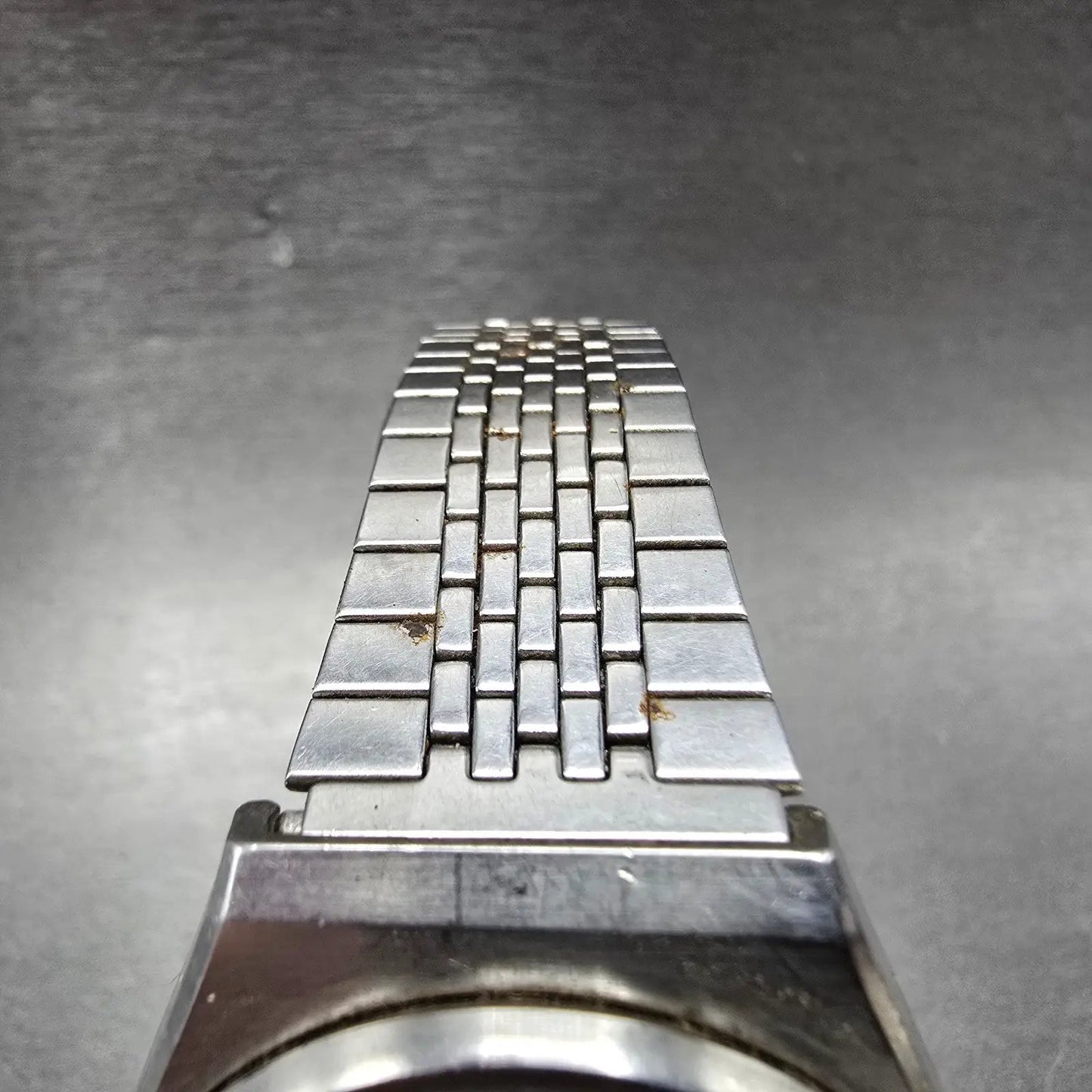 Seiko King Quartz Watch Men 36mm White Dial Silver Tone Daydate 4823-8130 PARTS5