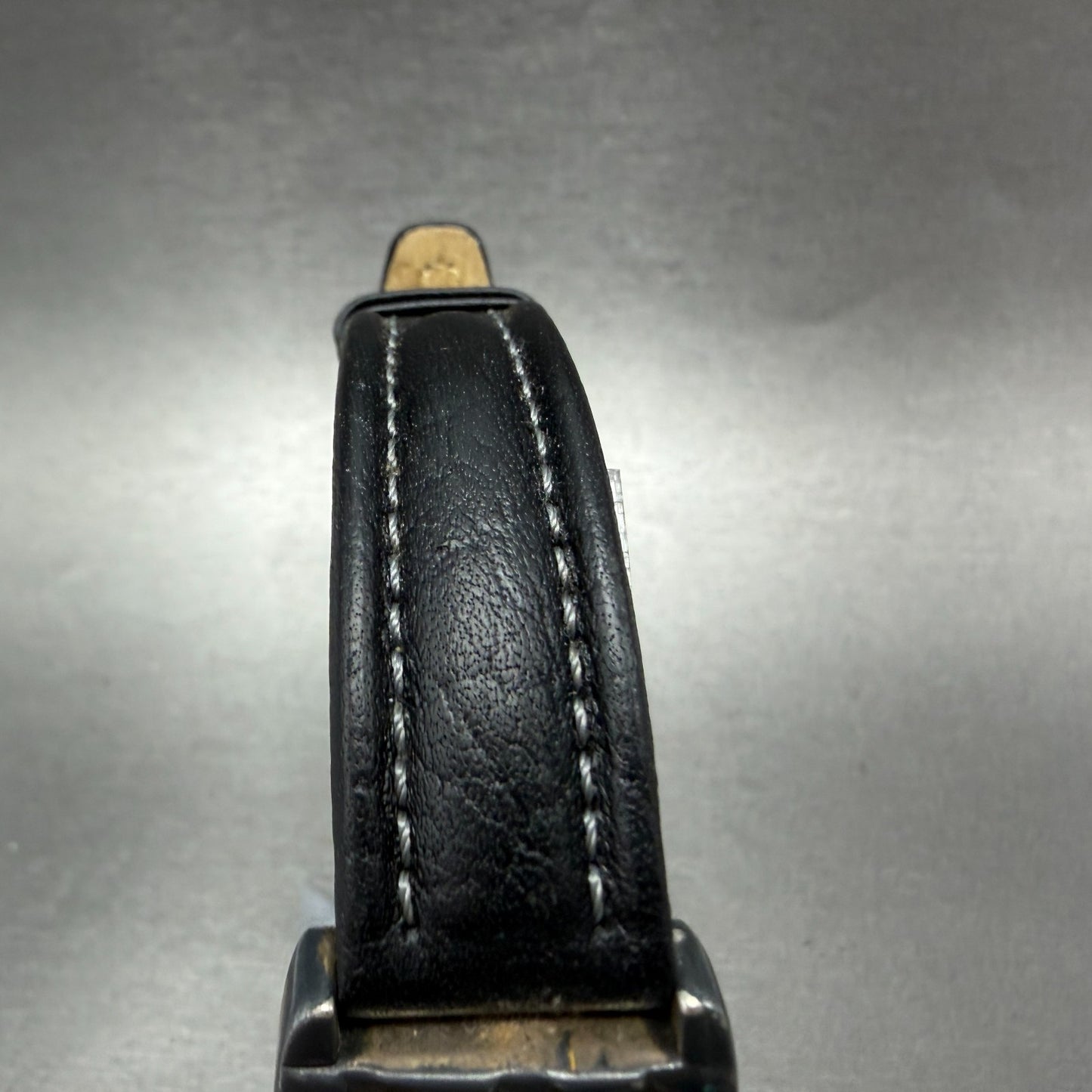 Fossil Tank Watch Unisex 24mm Gray Dial Silver Tone Rectangle ET7828 New Battery5