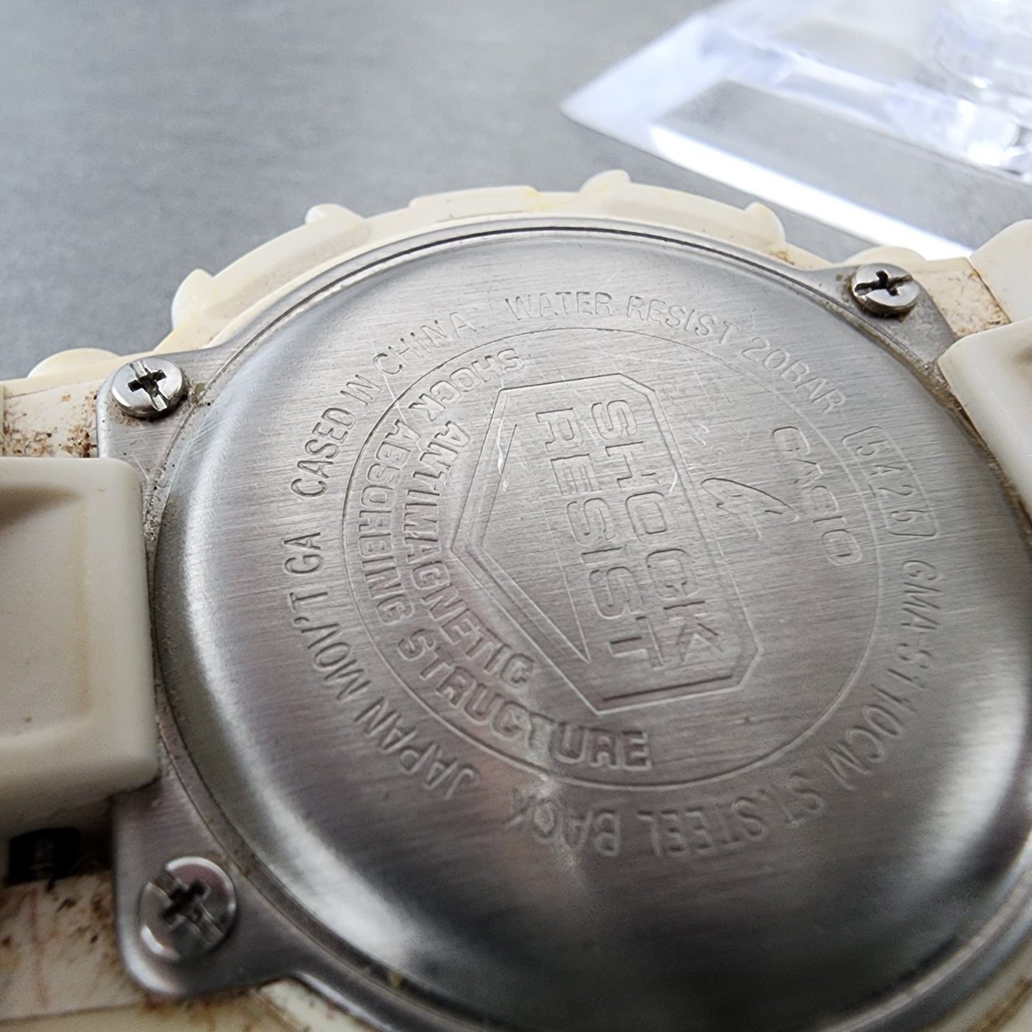 Casio GShock Watch Women 46mm Digital White Tone GMAS110CM New Battery9